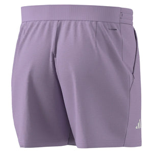 Men`s Ergo 5 Inch Tennis Shorts Powder Plum Apparel Adidas
