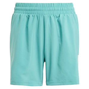 Boys` Club 3-Stripe Tennis Short Powder Teal Apparel Adidas