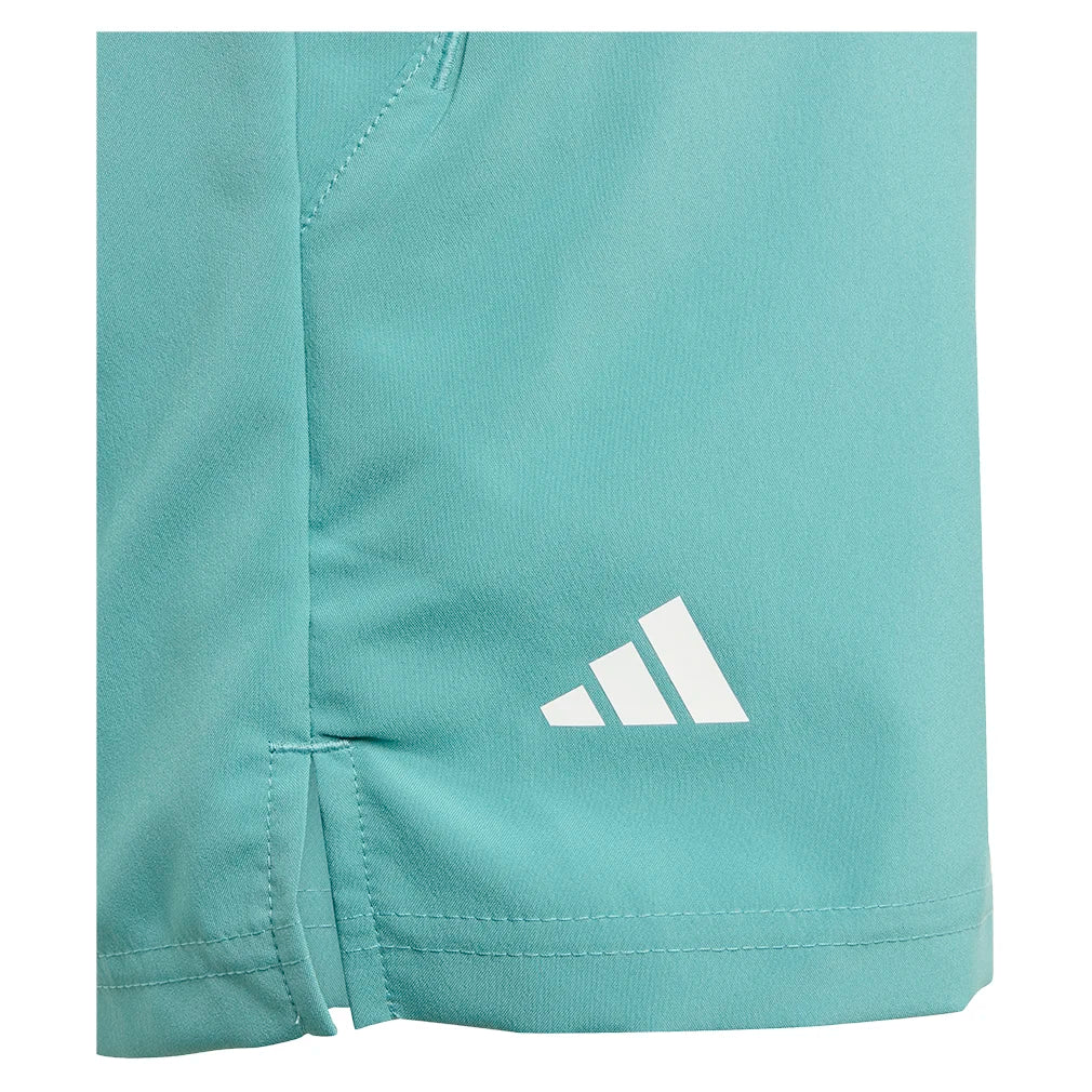 Boys` Club 3-Stripe Tennis Short Powder Teal Apparel Adidas