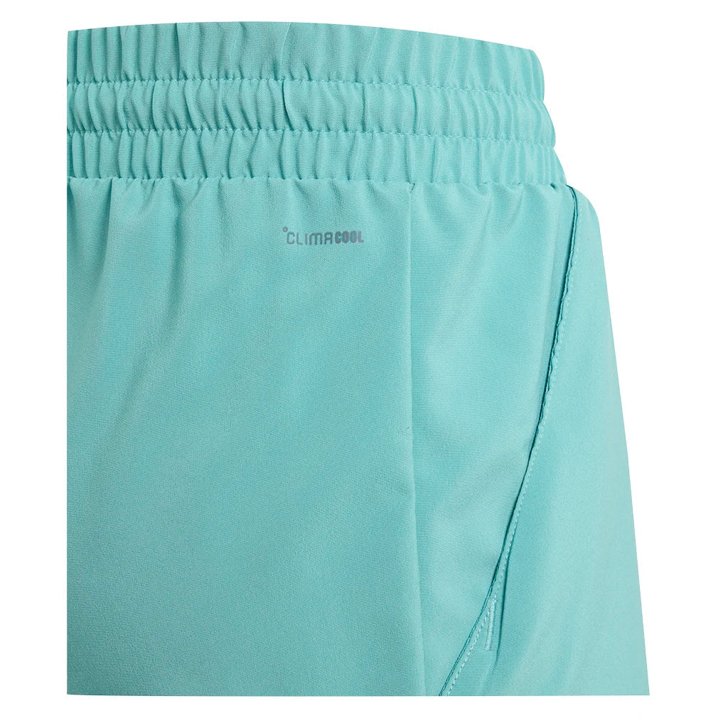 Boys` Club 3-Stripe Tennis Short Powder Teal Apparel Adidas