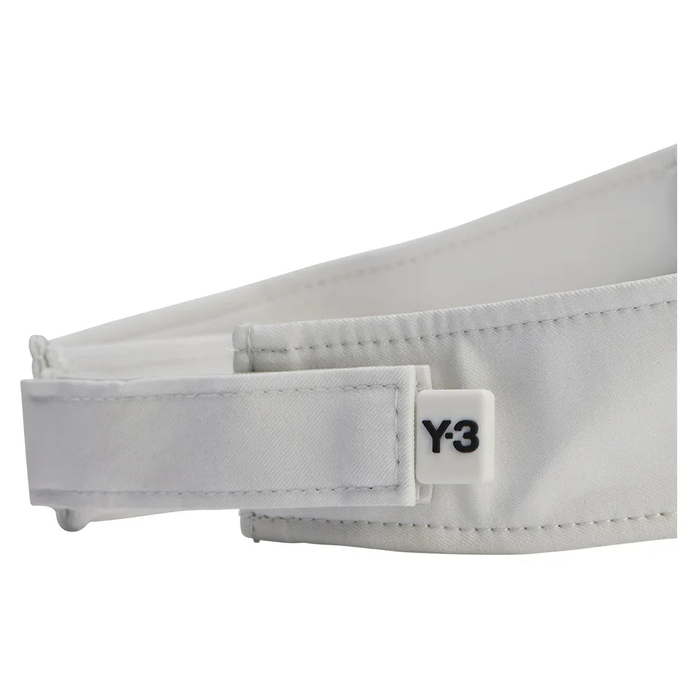 Y-3 CLIMACOOL Tennis Visor Orbit Grey and Black Apparel Adidas