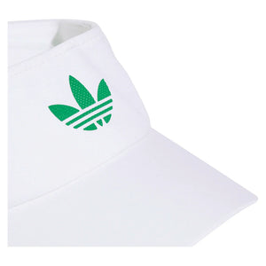 Women`s CLIMACOOL OG Tennis Visor White and Green Apparel Adidas