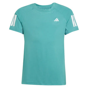 Girls` Club Tennis Tee Powder Teal Apparel Adidas