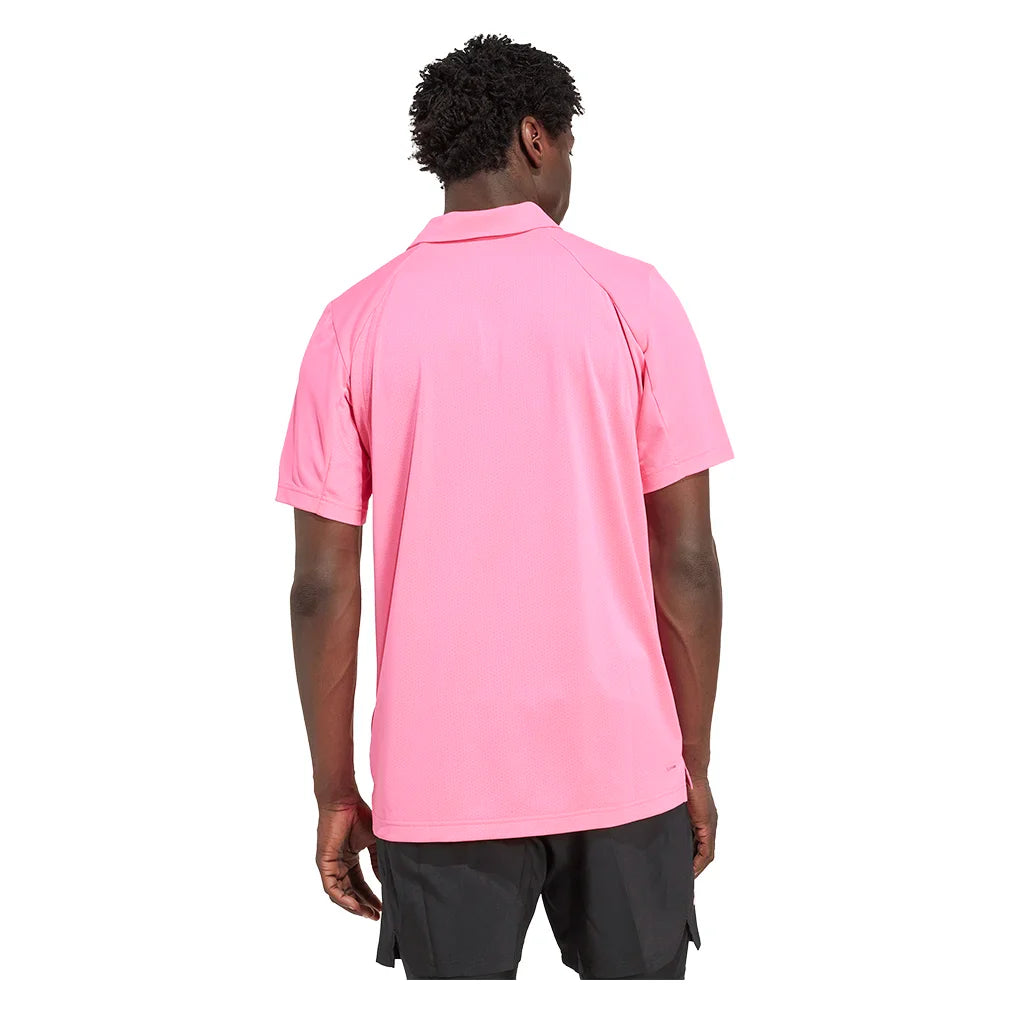 Men`s Club Tennis Polo Lucid Pink Apparel Adidas