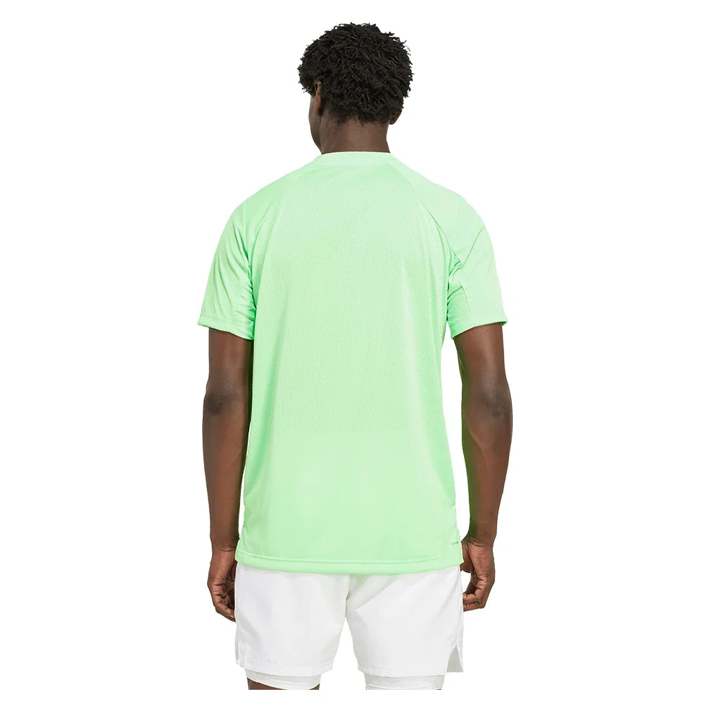 Men`s Club Tennis Top Lime Burst Apparel Adidas
