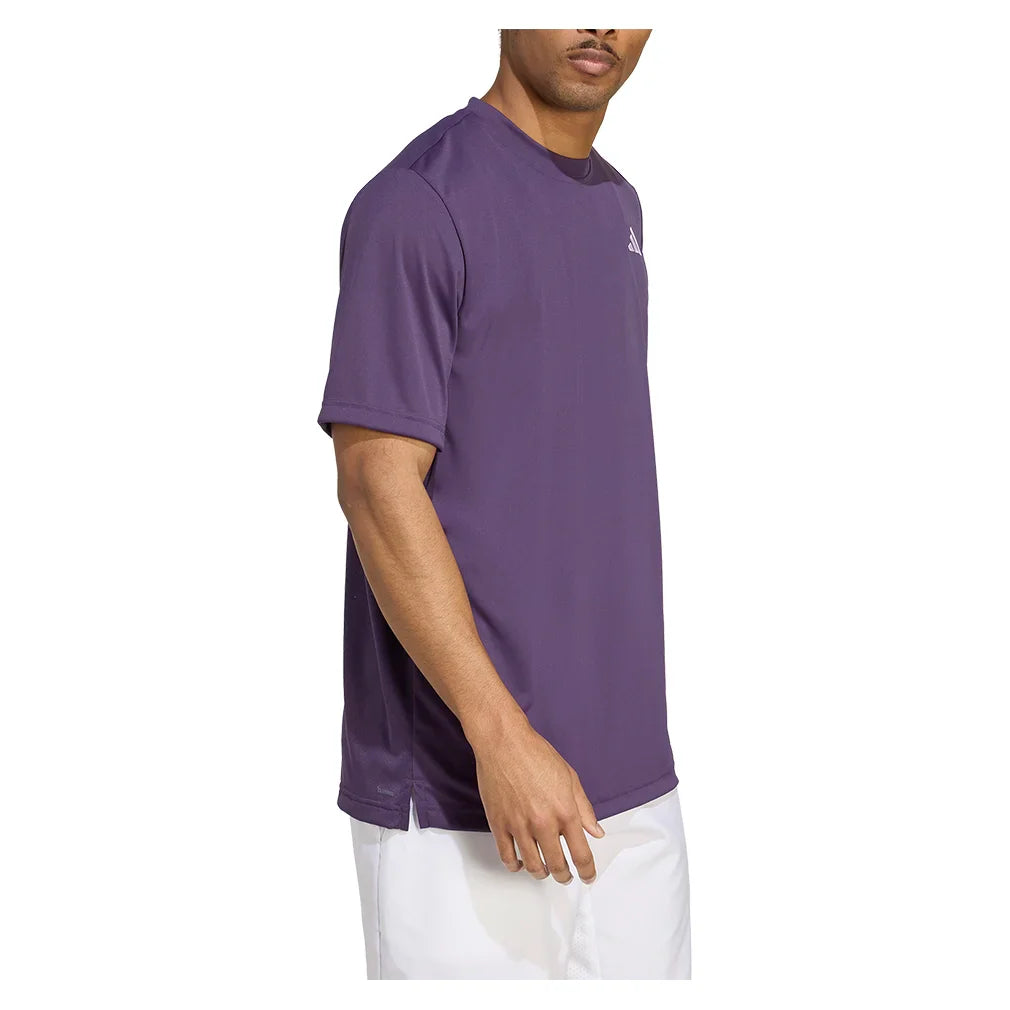 Men`s Club Tennis Top Aurora Plum Apparel Adidas