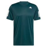 Men`s Club 3 Stripes Tennis Top Aurora Ivy Apparel Adidas