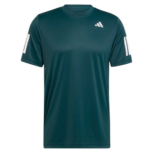 Men`s Club 3 Stripes Tennis Top Aurora Ivy Apparel Adidas