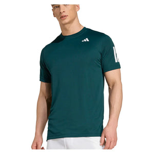 Men`s Club 3 Stripes Tennis Top Aurora Ivy Apparel Adidas