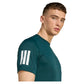 Men`s Club 3 Stripes Tennis Top Aurora Ivy Apparel Adidas