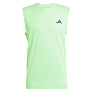 Men's Club Tennis Tank Lime Burst Apparel Adidas