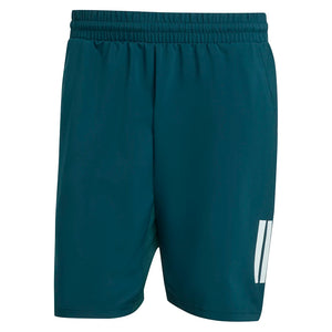 Men`s Club 3 Stripes 9 Inch Tennis Short Aurora Ivy Apparel Adidas