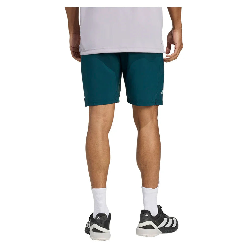 Men`s Club 3 Stripes 9 Inch Tennis Short Aurora Ivy Apparel Adidas