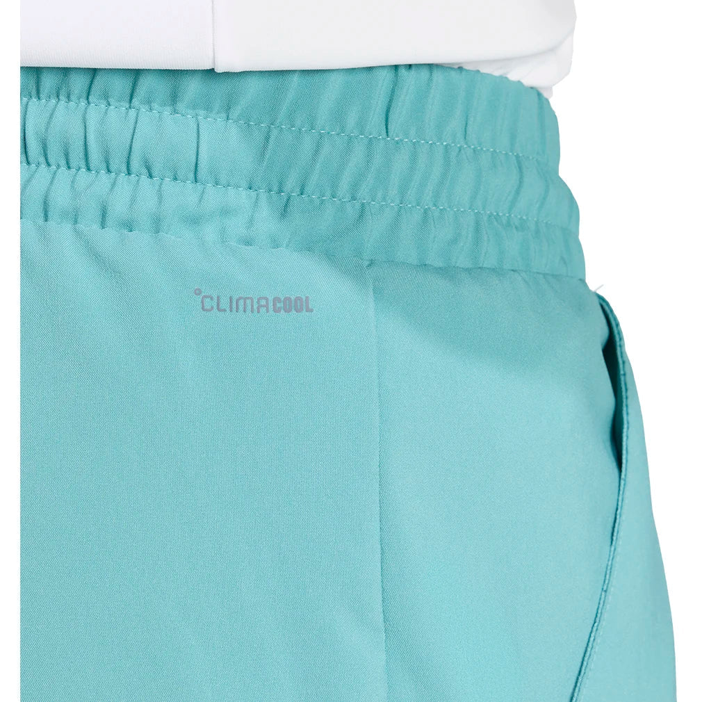 Men`s Club 3 Stripes 9 Inch Tennis Short Powder Teal Apparel Adidas