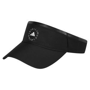 Women`s Stella McCartney Training Visor Black and White Apparel Adidas
