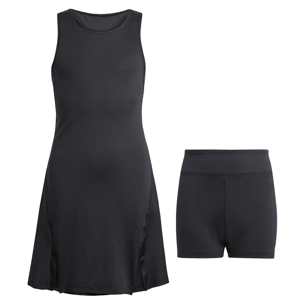 Girls` Club Tennis Dress Black Apparel Adidas