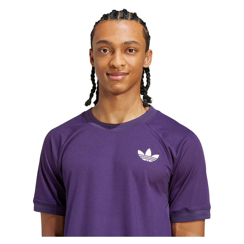 Men`s Pro FreeLift Tennis Top Aurora Plum Apparel Adidas