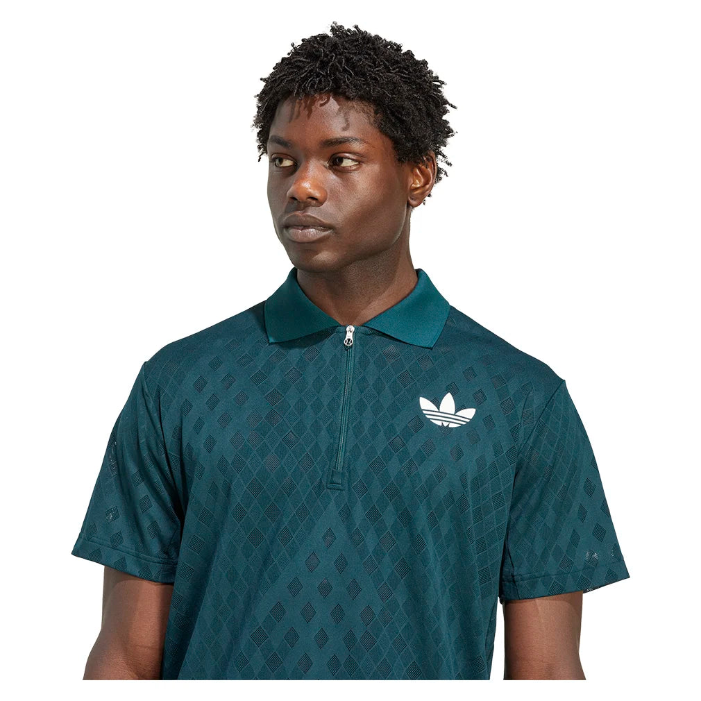 Men`s Pro Tennis Polo Aurora Ivy Apparel Adidas