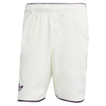 Men`s Pro Ergo 9 Inch Tennis Shorts Off White Apparel Adidas