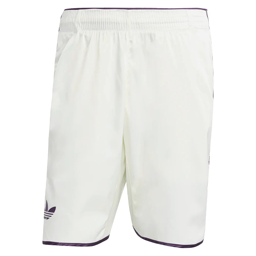 Men`s Pro Ergo 9 Inch Tennis Shorts Off White Apparel Adidas