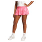 Women`s Club Graphic Tennis Skort Lucid Pink and Better Scarlet Apparel Adidas