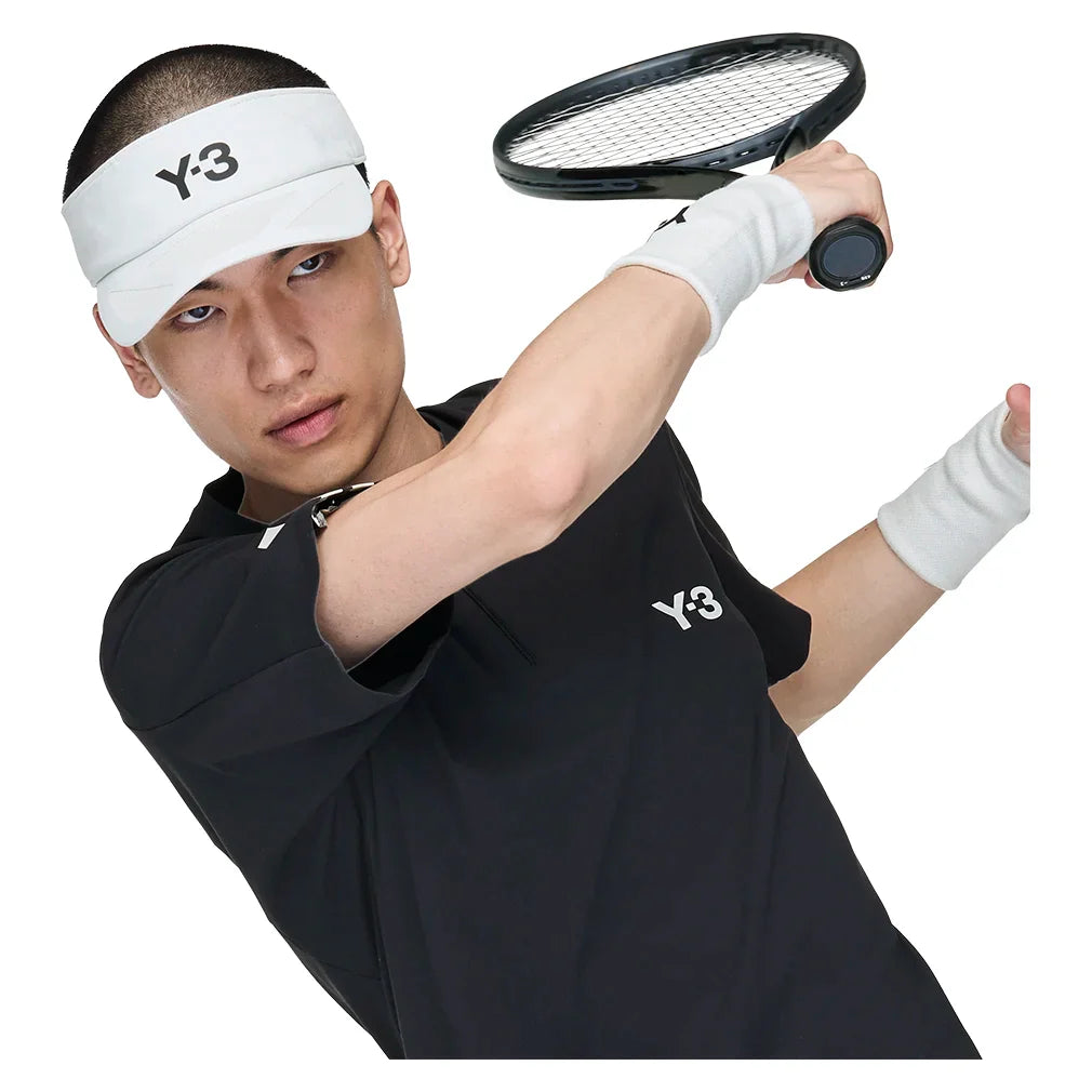 Men`s Y-3 Zip Tennis Top Black Apparel Adidas