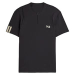 Men`s Y-3 Zip Tennis Top Black Apparel Adidas