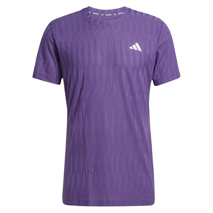 Men`s FreeLift Tennis Top Aurora Plum Apparel Adidas