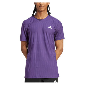 Men`s FreeLift Tennis Top Aurora Plum Apparel Adidas