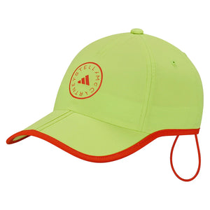 Women's Stella McCartney Running Cap Bahia Glow and White Apparel Adidas