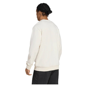 Men`s Heritage Graphic Long Sleeve Tennis Crew Chalk White and Aurora Ivy Apparel Adidas