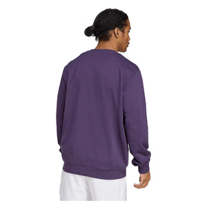 Men`s Heritage Graphic Long Sleeve Tennis Crew Aurora Plum Apparel Adidas