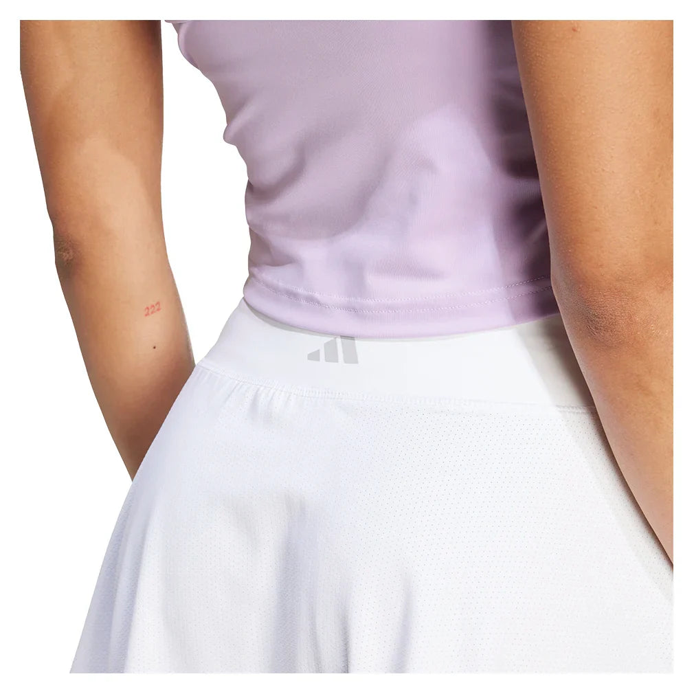Women`s Club CLIMACOOL Pleated Tennis Skort White Apparel Adidas