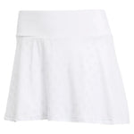 Women`s Club Graphic Tennis Skort White and Dash Grey Apparel Adidas
