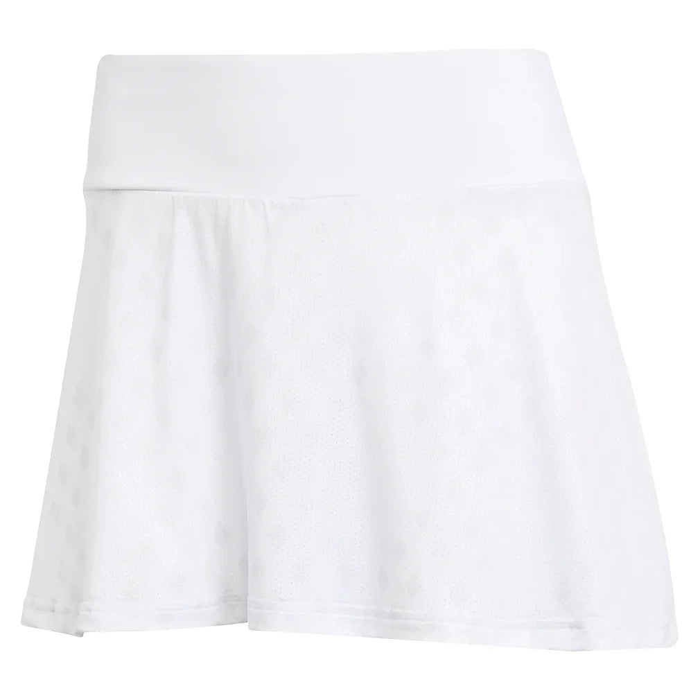 Women`s Club Graphic Tennis Skort White and Dash Grey Apparel Adidas