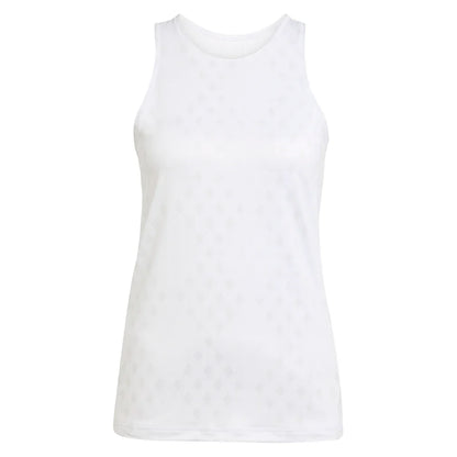 Women`s Club Graphic Tennis Tank White and Dash Grey Apparel Adidas
