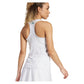 Women`s Club Graphic Tennis Tank White and Dash Grey Apparel Adidas