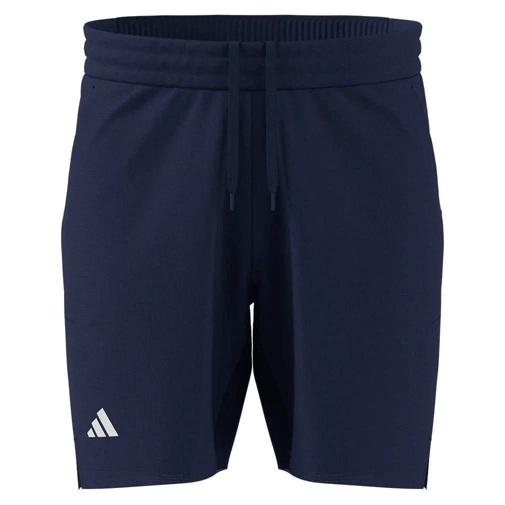 Men`s Ergo 7 Inch Tennis Shorts Dark Blue Apparel Adidas