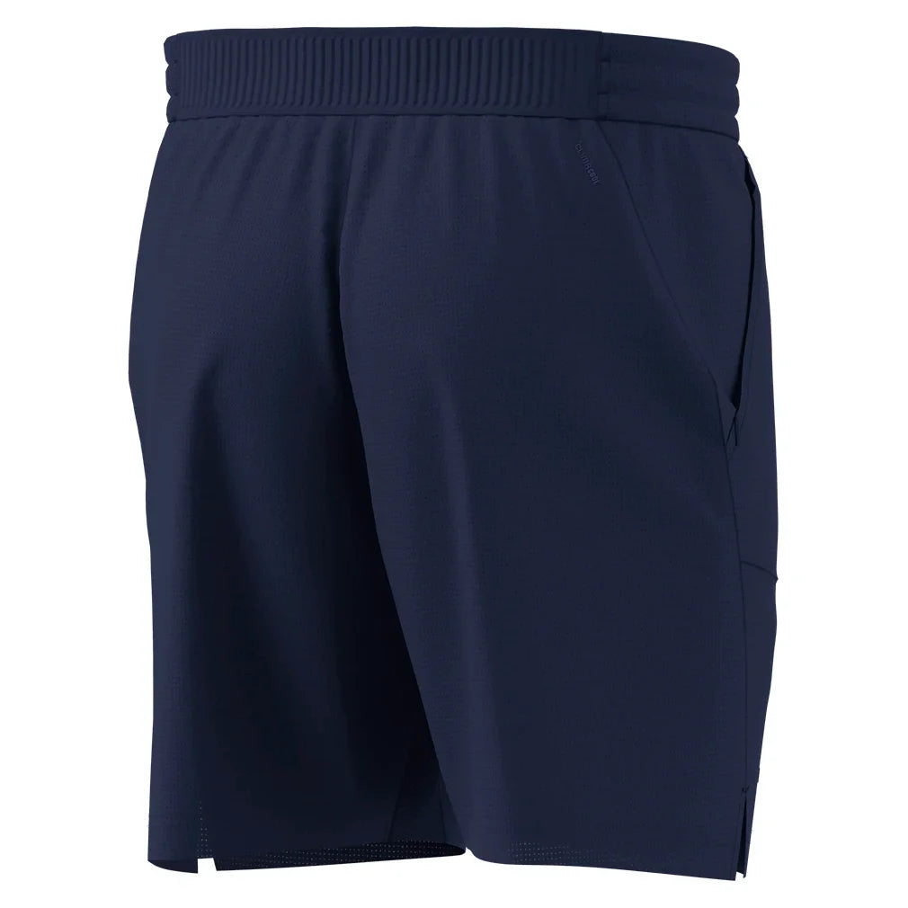Men`s Ergo 7 Inch Tennis Shorts Dark Blue Apparel Adidas