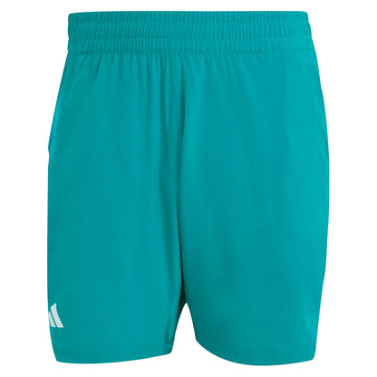 Men`s Ergo 7 Inch Tennis Shorts Pure Teal Apparel Adidas