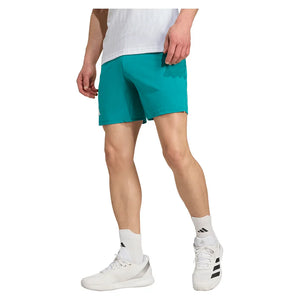 Men`s Ergo 7 Inch Tennis Shorts Pure Teal Apparel Adidas