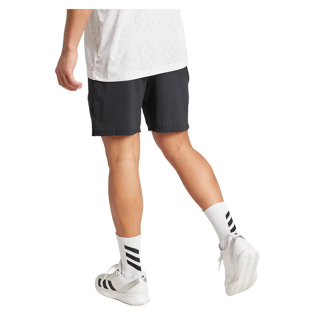 Men`s Ergo 7 Inch Tennis Shorts Black Apparel Adidas