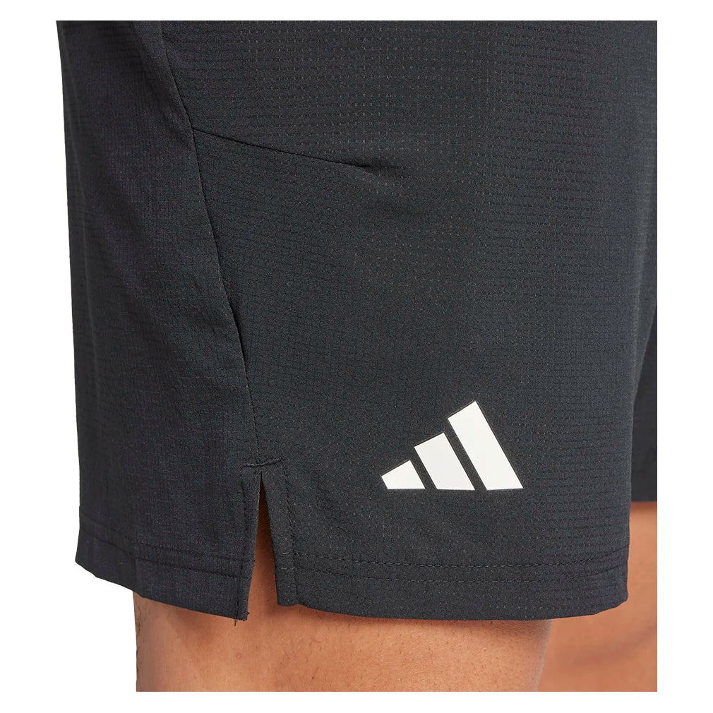 Men`s Ergo 7 Inch Tennis Shorts Black Apparel Adidas