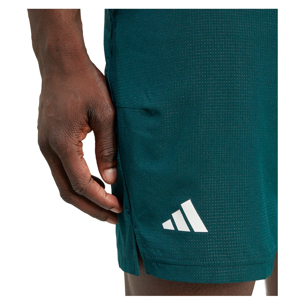 Men`s Ergo 7 Inch Tennis Shorts Aurora Ivy Apparel Adidas