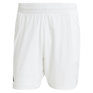 Men`s Ergo 9 Inch Tennis Shorts White Apparel Adidas