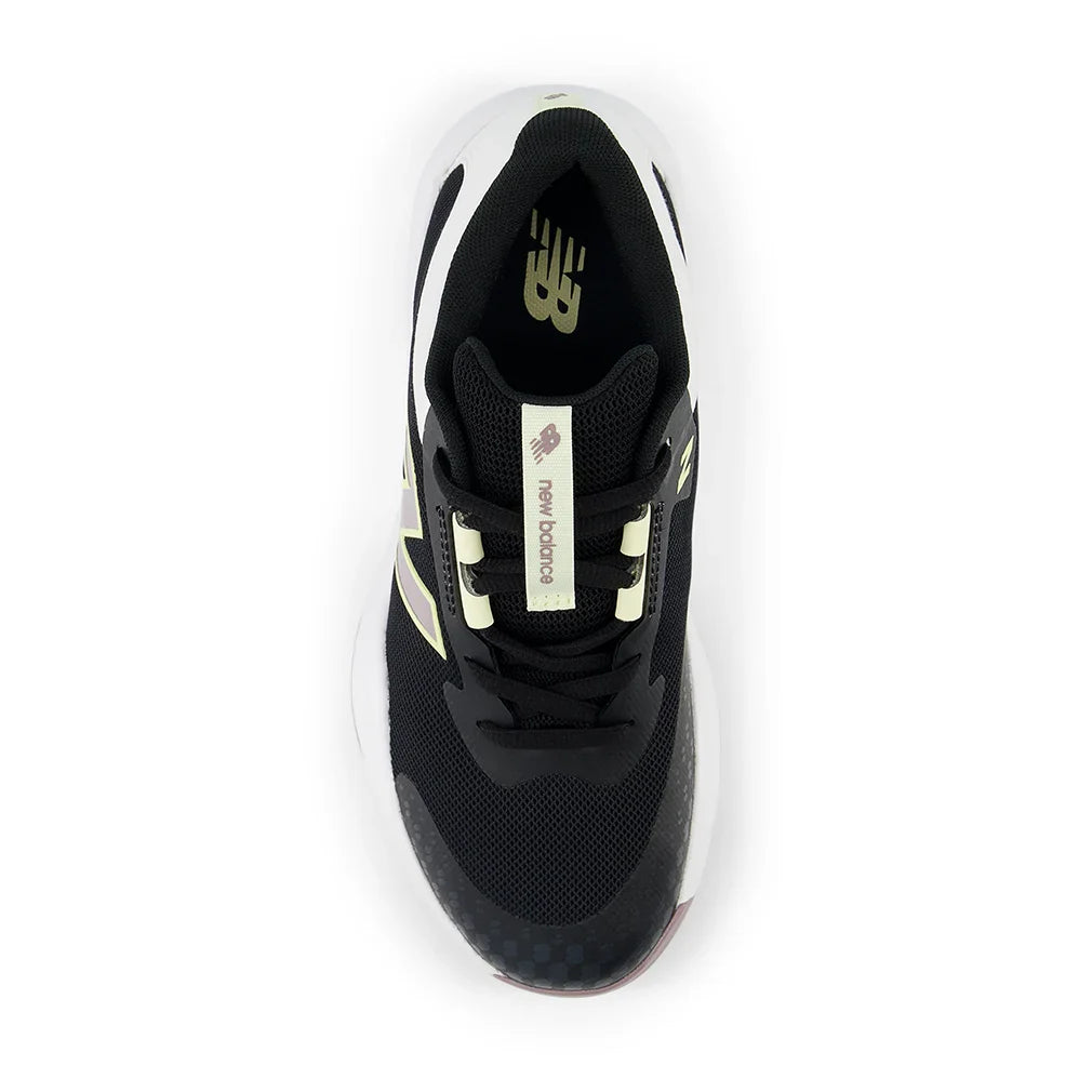 Juniors` 996v6 Tennis Shoes Black and White Footwear New Balance
