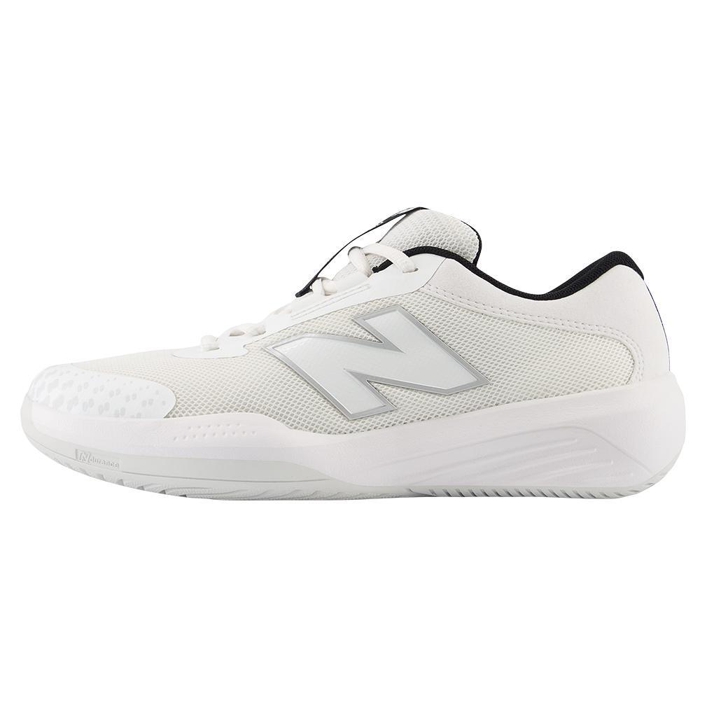 Juniors' 996v6 Tennis Shoes White and Black Footwear New Balance