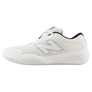 Juniors' 996v6 Tennis Shoes White and Black Footwear New Balance