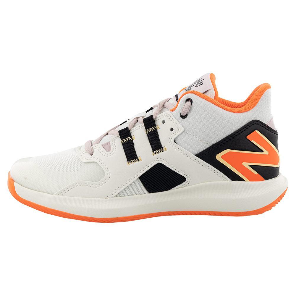 Juniors` Coco CG1 Tennis Shoes Sea Salt and Neon Dragonfly Footwear New Balance