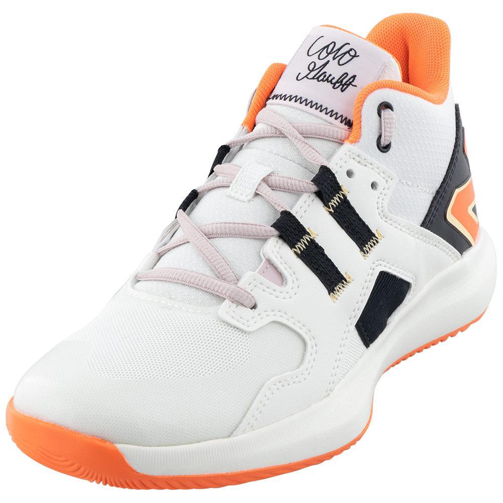 Juniors` Coco CG1 Tennis Shoes Sea Salt and Neon Dragonfly Footwear New Balance